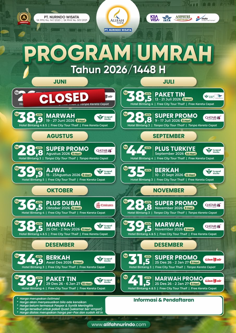 program umrah 2026