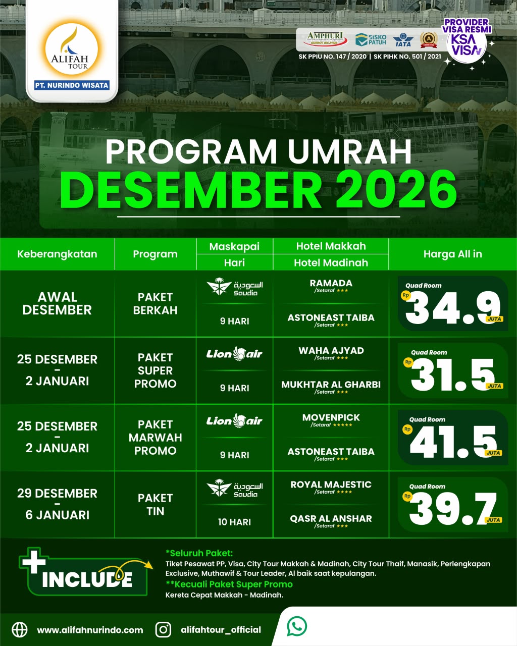 umrah desember 2026
